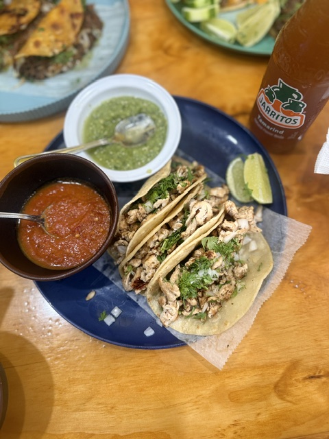 Pollo Asado Taco Dinner